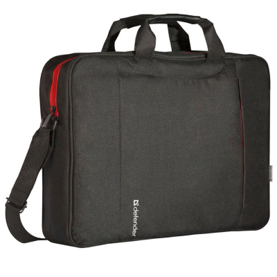 Сумка DEFENDER для ноутбука Geek 15.6", чёрная, карман (1/30)
