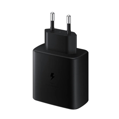 СЗУ комплект Samsung 45W PD Adapter Type-C to Type-C Cable (Качество AAA+) черный, в коробке