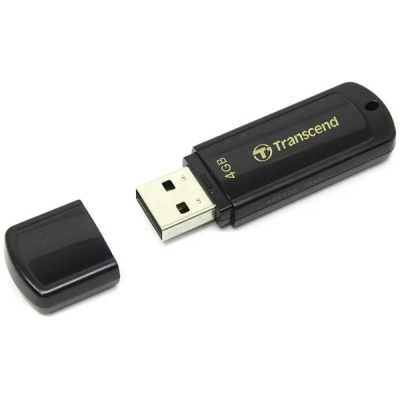 Флешка USB 4 Гб Transcend  JetFlash 350  чёрный