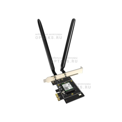 Трехдиапазонный гигабитный PCI-e адаптер TENDA E33, WI-FI 6, AX5400