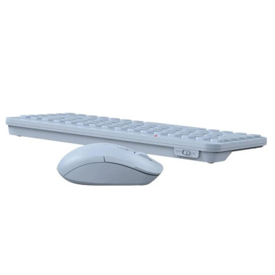 Комплект беспроводной Клавиатура + Мышь A4TECH Fstyler FG3200 Air клав:синий мышь:синий USB slim Multimedia
