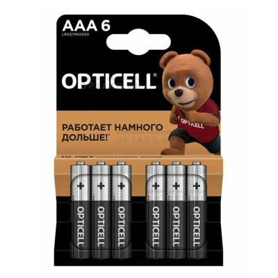 Элемент питания OPTICELL BASIC LR03 BL6 (6/60)