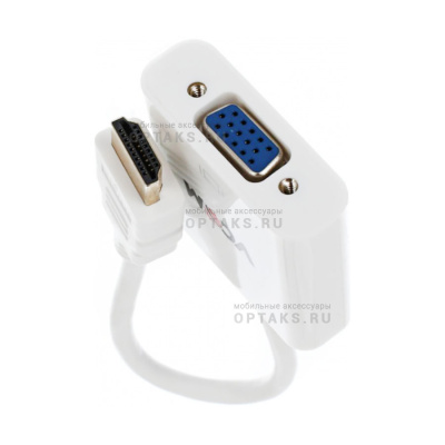 Кабель-переходник VCOM HDMI(M) -> VGA(F), 0,2 м. (1/150)
