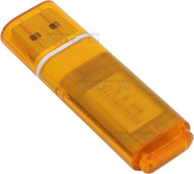 Флешка USB 64 Гб Smartbuy  Glossy  оранжевый