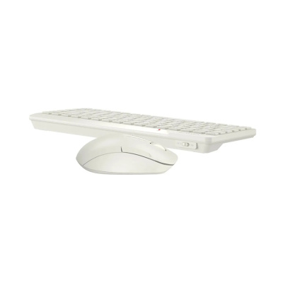 Комплект беспроводной Клавиатура + Мышь A4TECH Fstyler FG2200 Air2 клав:бежевый мышь:бежевый USB slim (FG2200 AIR2 BEIGE) (1/10)