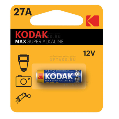 Элемент питания KODAK  27A  BL1 [K27A-1] (60/240/28800)