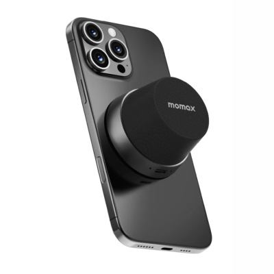 Аудио колонка беспроводная магнитная MOMAX 1-Vibe Go Magnetic Black