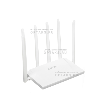 Mesh-роутер NETIS NC63 гигаб. двухдиапазонный и 6-ю антен, 5 дБи,Wi-Fi 5, AC1200, 5 ГГц и до 300 Мбит/с на частоте 2,4 ГГц, IPv6, IPTV (1/10)