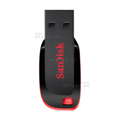 Флешка USB 64 Гб SanDisk  Cruzer Blade  чёрный