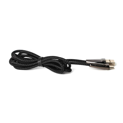 Кабель Usb Borofone BU3 Ice steel charging data cable for Micro black