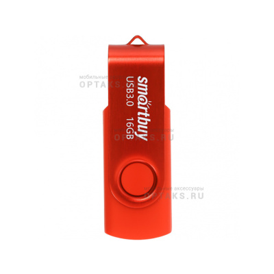 Флешка USB3.0 16 Гб Smartbuy  Twist  красный