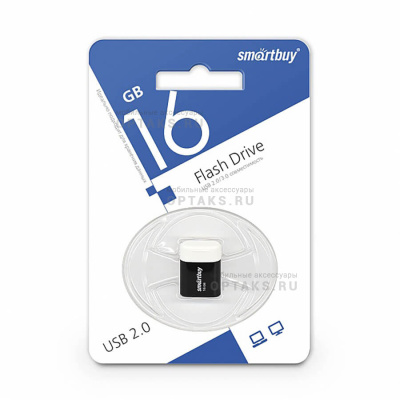 Флешка USB 16 Гб Smartbuy  Lara  чёрный